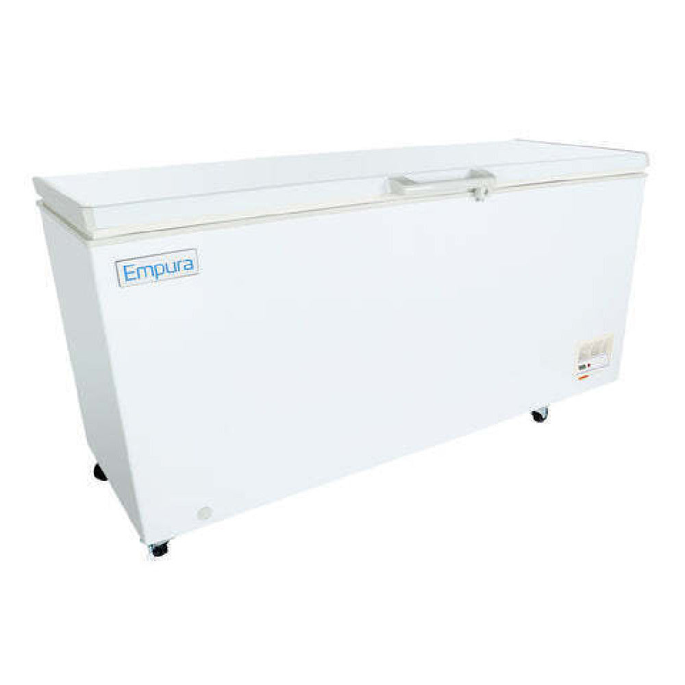 Empura E-CF-18 - Solid Lid Chest Freezer, 70.67"W X 28.94"D X 33.27"H, 18.2 Cu. Ft. Capacity