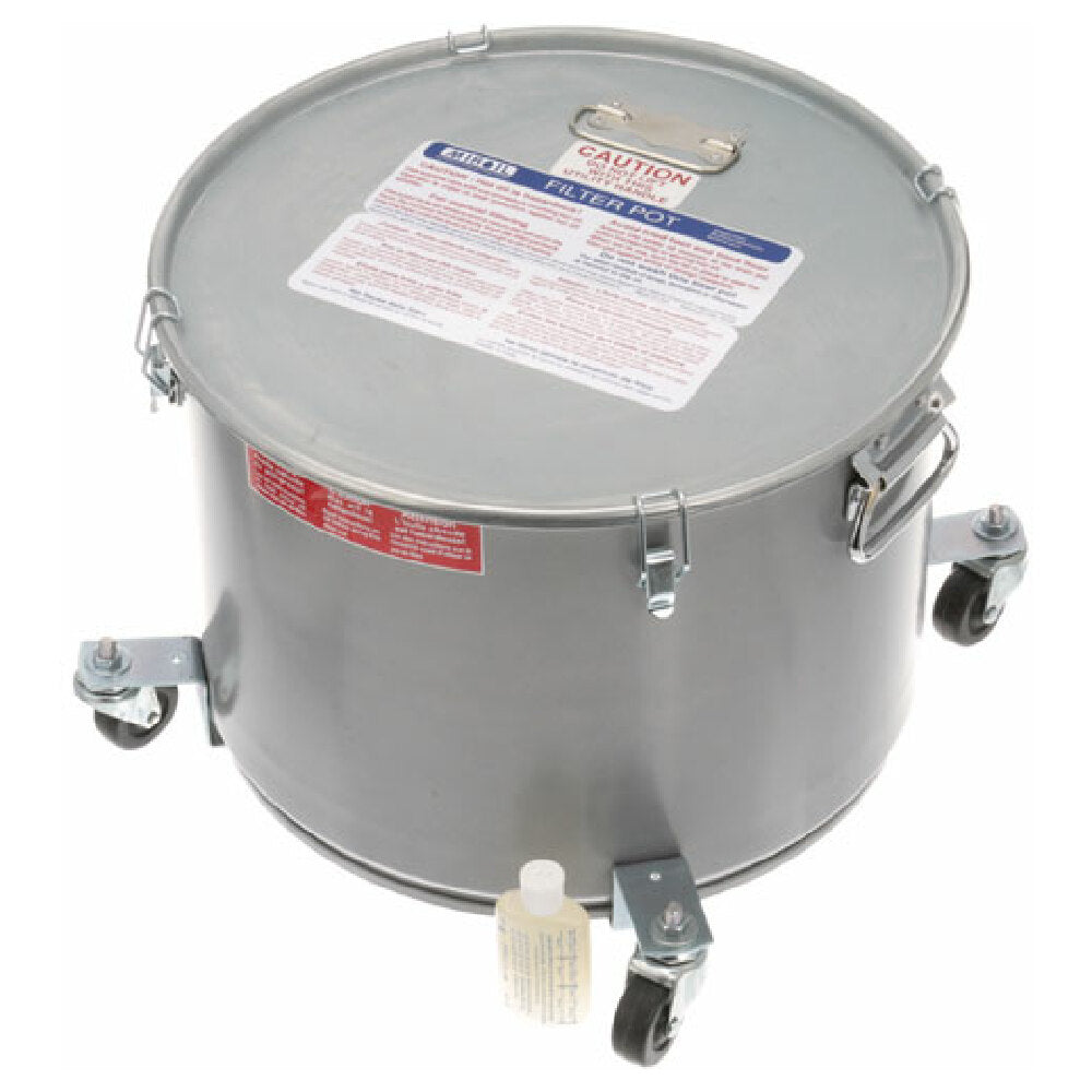 Miroil 02066 Pot/lid Oil Filter W/casters