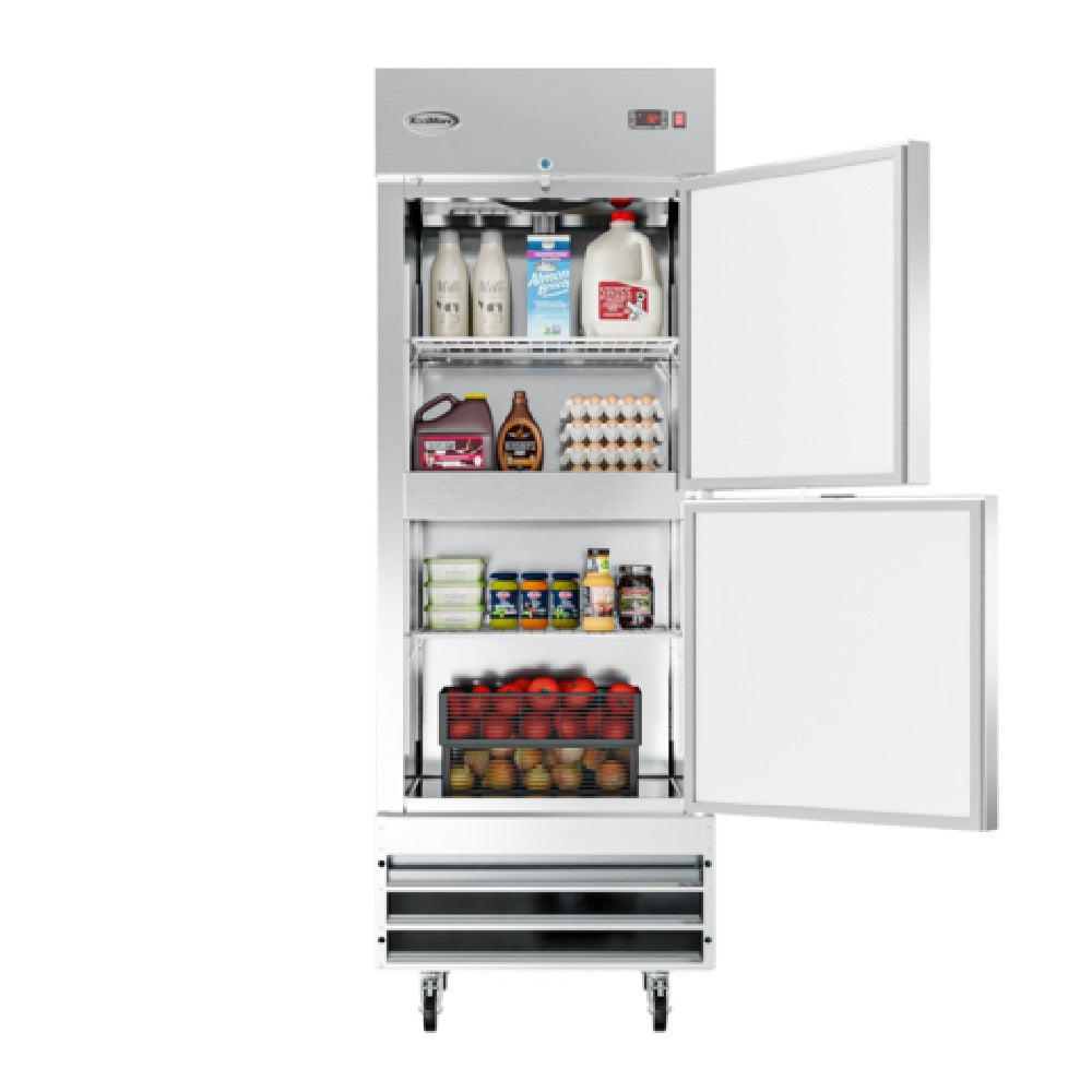 Koolmore RIR-1D-SSHD - Refrigerator, Reach In, One-section