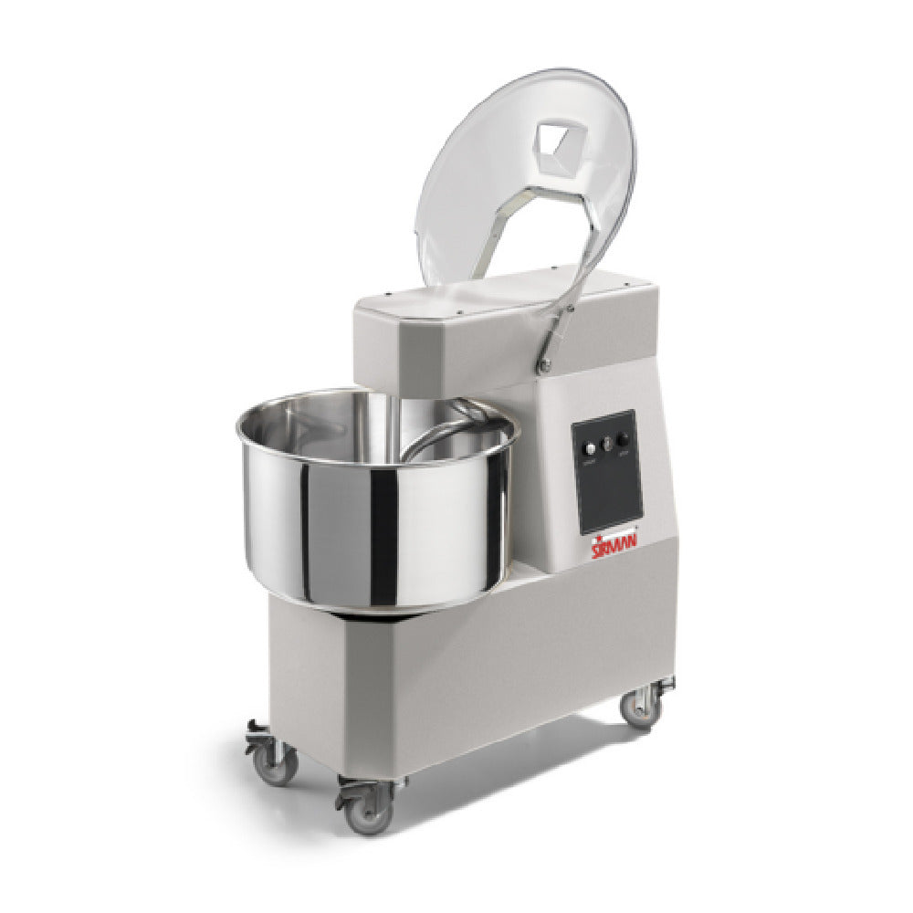 SIRMAN 40874556 - HERCULES 40 TA Spiral Dough Mixer, 43 Qt. Removable Stainless Steel Bowl