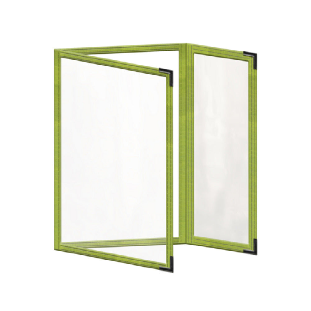 Risch TEDQ 5.5X8.5-NYLON Deluxe Sewn Nylon Menu Cover (specify Color) 5-1/2" X 8-1/2"