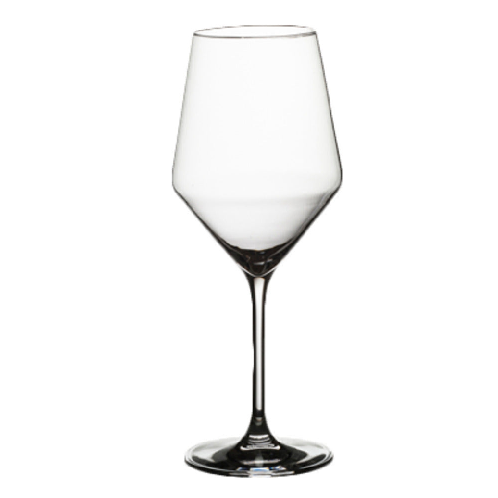 Steelite 4818R376 Wine Glass 13-3/4 Oz. (H 8-1/2" M 3-3/8" T 2-3/8" B 3") Chip Resistance