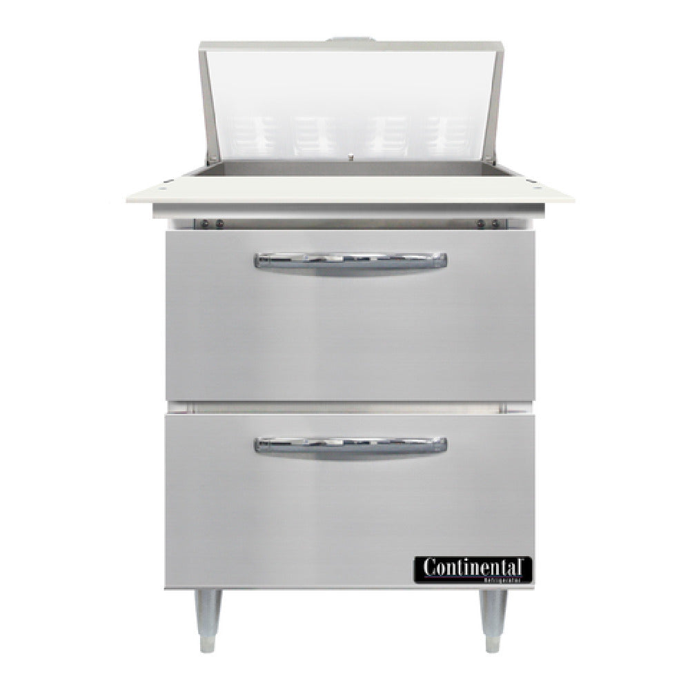 Continental Refrigerator D27N8C-D Designer Line Sandwich Unit 27"W One-section