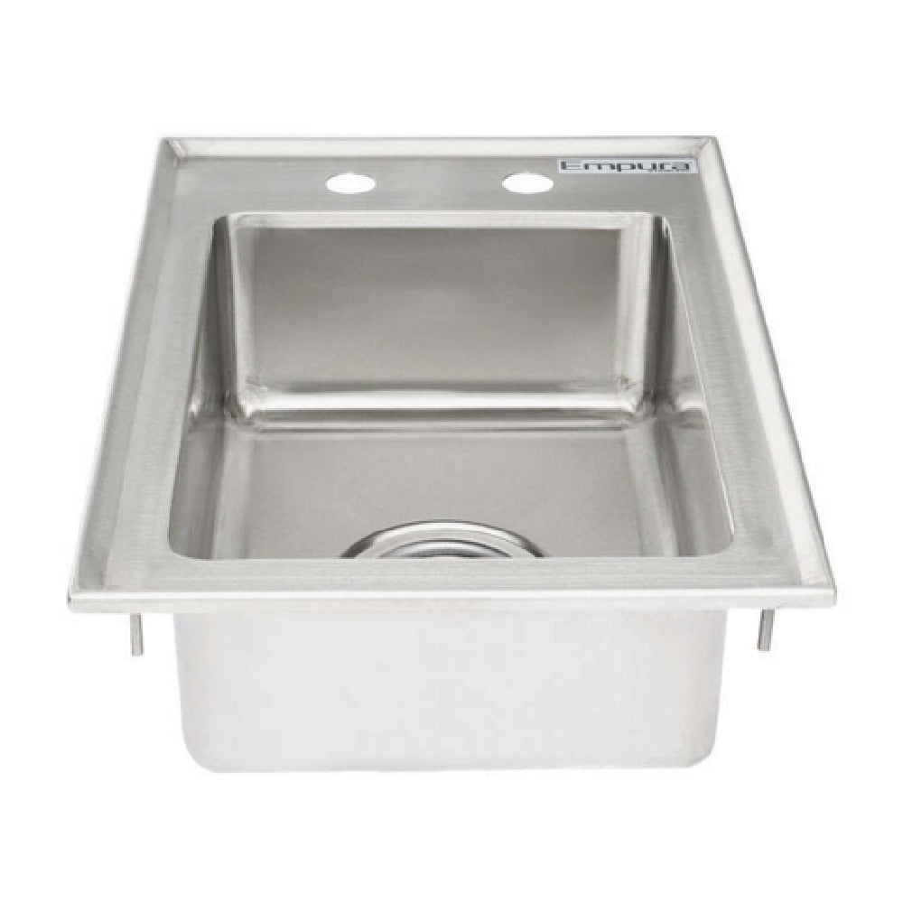 Empura EDIS1101405 - Drop-in Sink, 13"W X 19"D X 5"H Overall Size, 1-compartment
