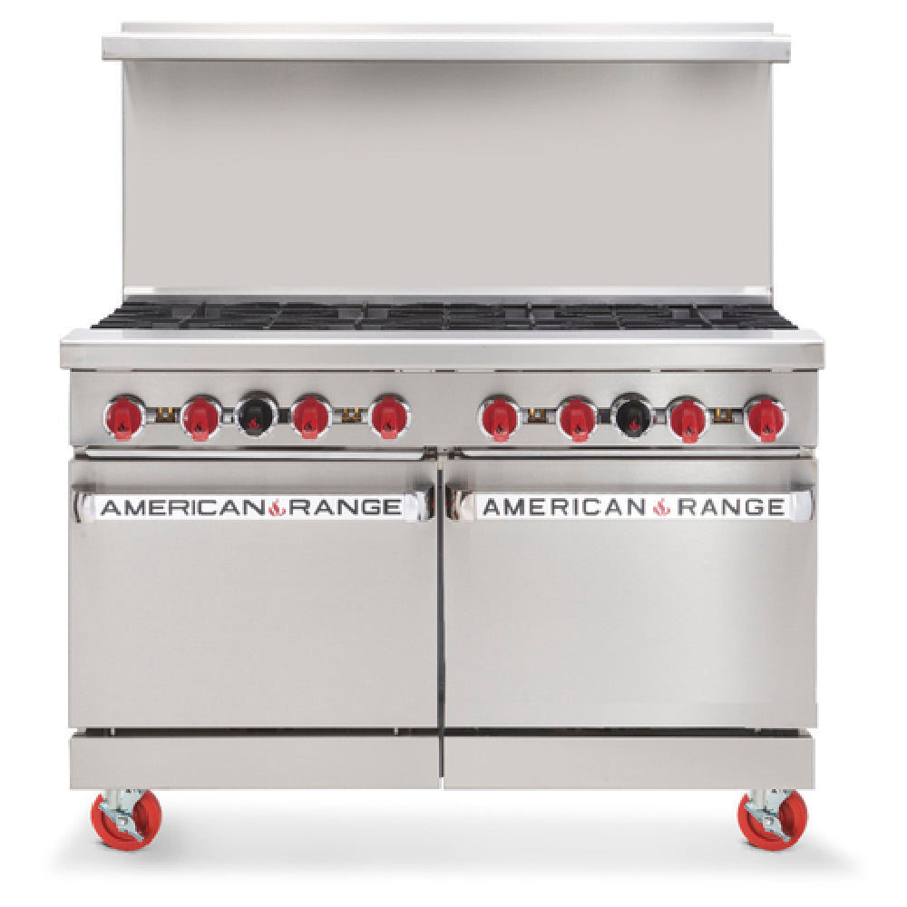 American Range AR-12G-6B-126L-SBR_NAT - Restaurant Range, Gas, 48"