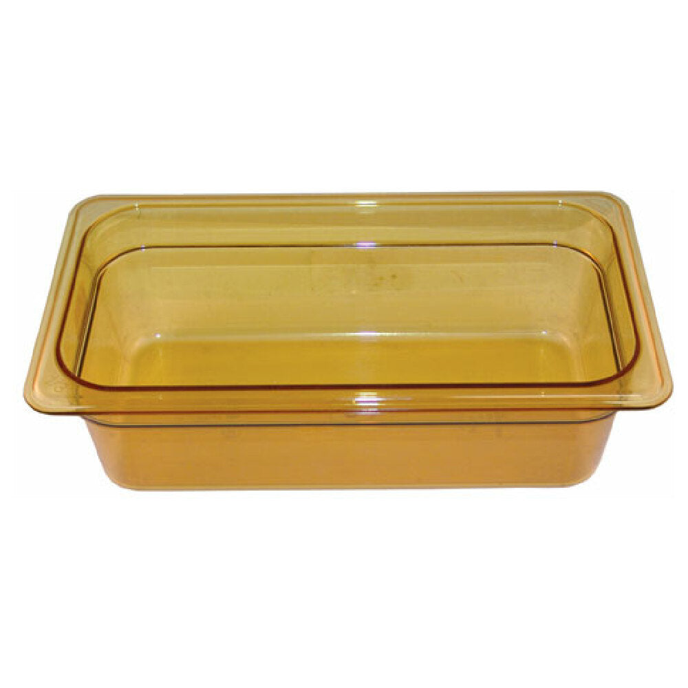 Cambro 34HP Hot Pan 1/3 X 4 150 Amber