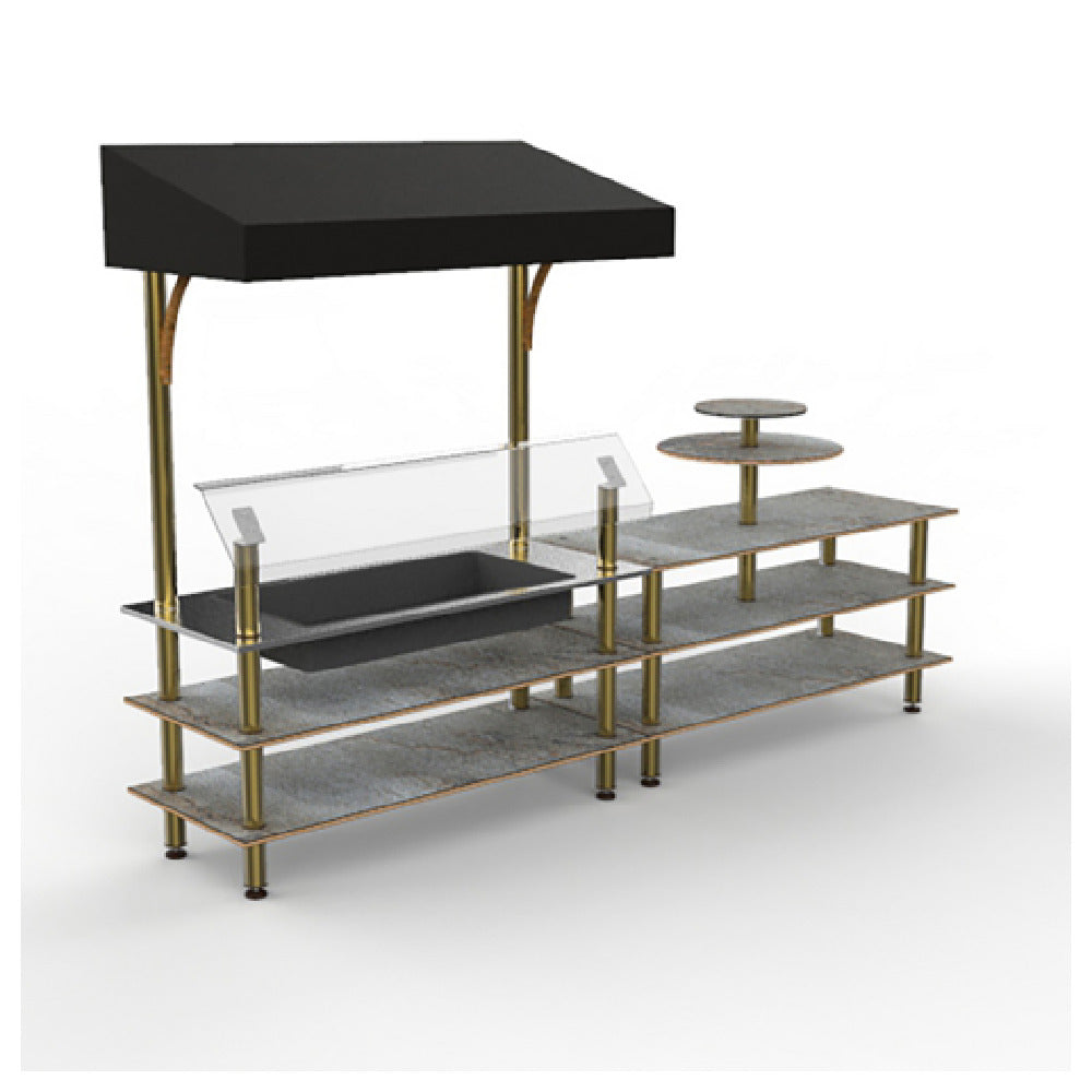 Steelite MGCMLE04GBBF Display Station Mixed Materials (minimum = Case Quantity 1 Per Case) (repack Item)