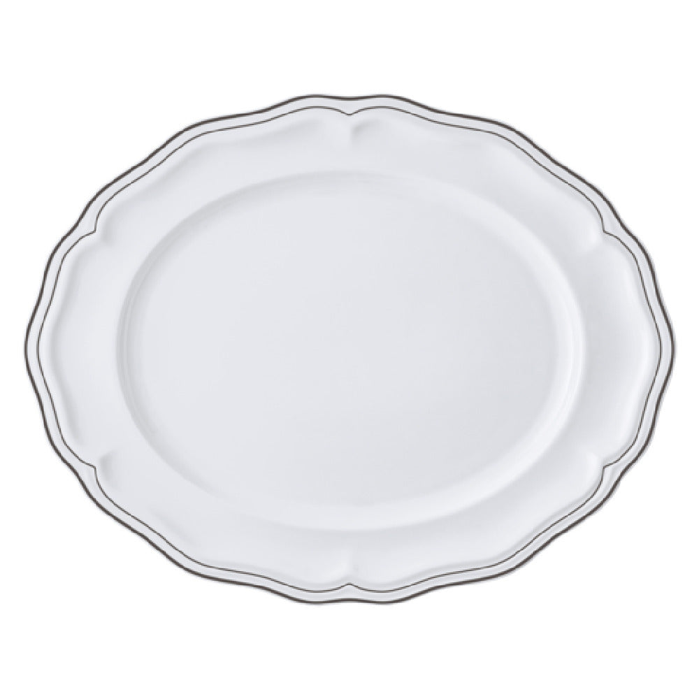 Steelite 62577FP817 Oval Platter 13.0" X 10.5" X 1.0" Adelina