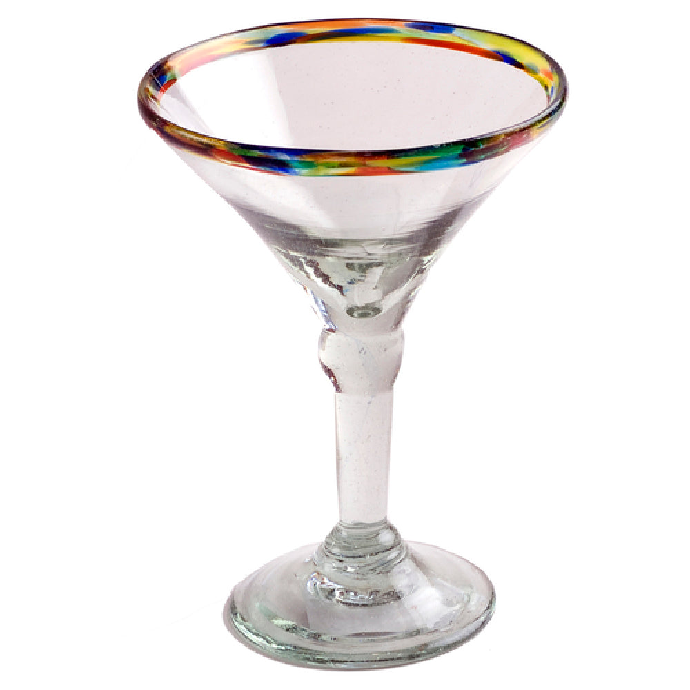 Orion Trading & Design G13-MR Confetti Martini Glass 6-1/2 Oz. 4" Dia. X 6"H