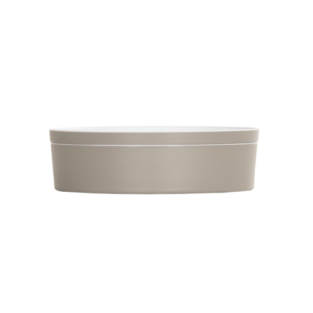 Cal Mil 24129-10-102 Bento Box 10.5" Dia. X 3"H Round