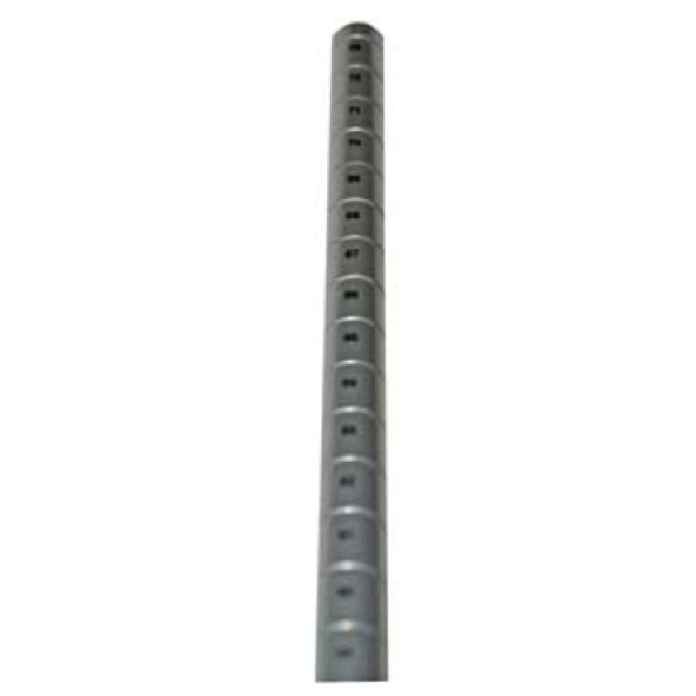 Serv-Ware SL86CWP - Serv-Ware - Wire Shelving - 86 Silver Epoxy Post, Includes Post-cap And Leveling Foot