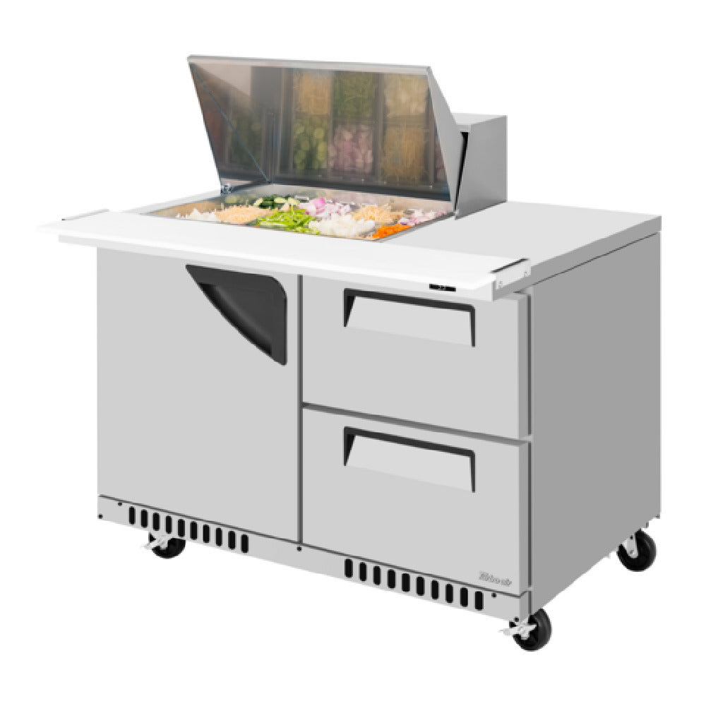 Turbo Air TST-48SD-12M-D2R(L)-FB-N Super Deluxe Series/Prep Table Workstation Drawers