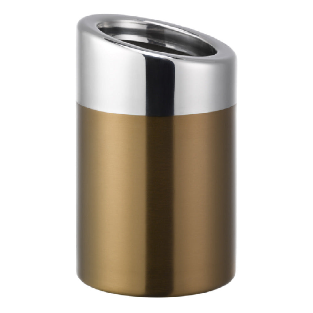 Service Ideas TTR15BSRG Trash Can 50.72 Oz Capacity 5.5" Dia. X 8"H