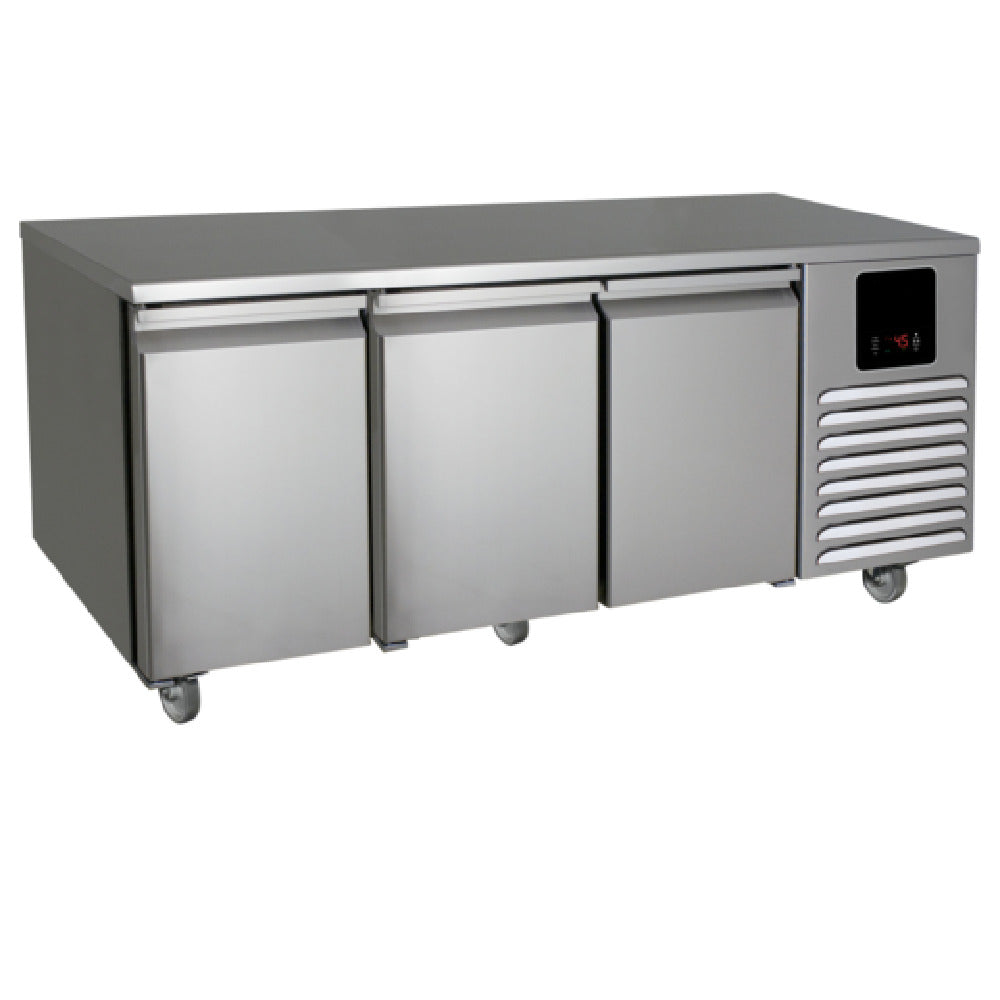 QualServ (Middleby) UCFZ570-SS61A - Undercounter Freezer, Reach-in, Three-sections