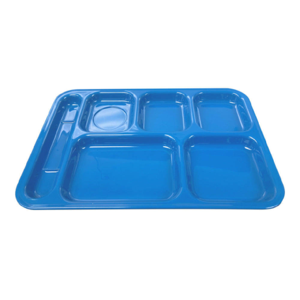 Thunder Group ML801BL Tray 14-1/2"W X 10"D X 1-1/8"H Left Hand (6) Compartment