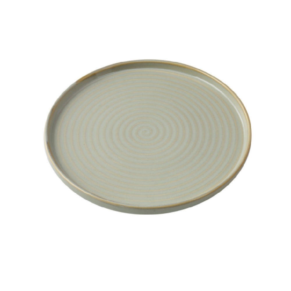 Yanco GO-109 Golden Coast Dinner Plate 9" Dia. X 5/8"H Porcelain