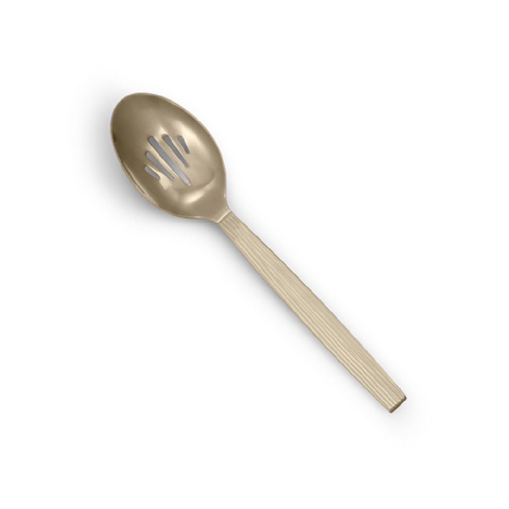 American Metalcraft CWVSS10 - Wavy Champagne Buffetware, Slotted Spoon, 10"L