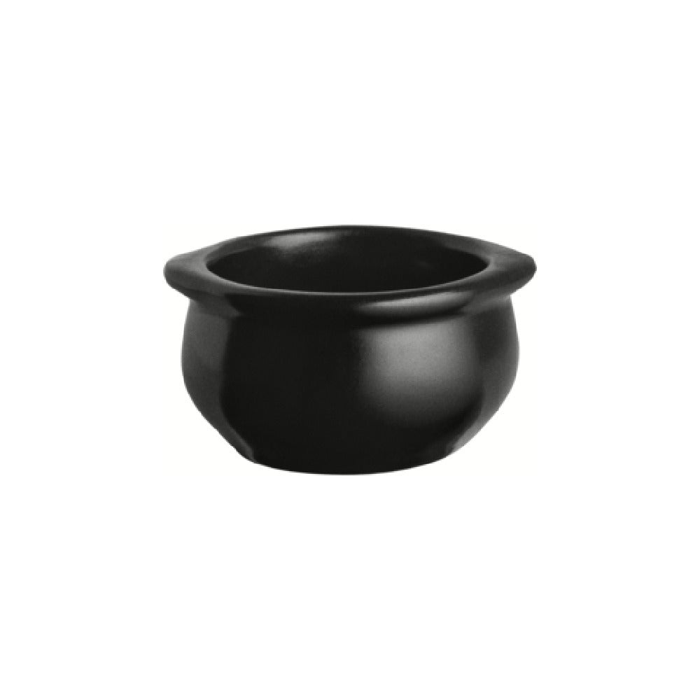 Steelite DCI746MB Onion Soup Bowl 15 Oz. 4-3/4" Dia. (5-1/4" With Handle) X 2-5/8"H