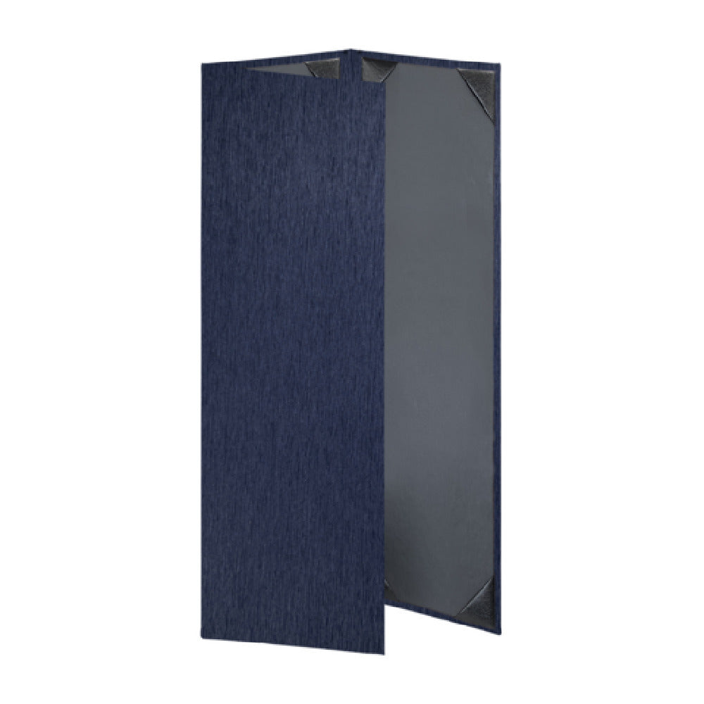 Risch STERLING-3V 4.25X14 Sterling Hardback Shimmer Metallic Menu Cover (specify Color)