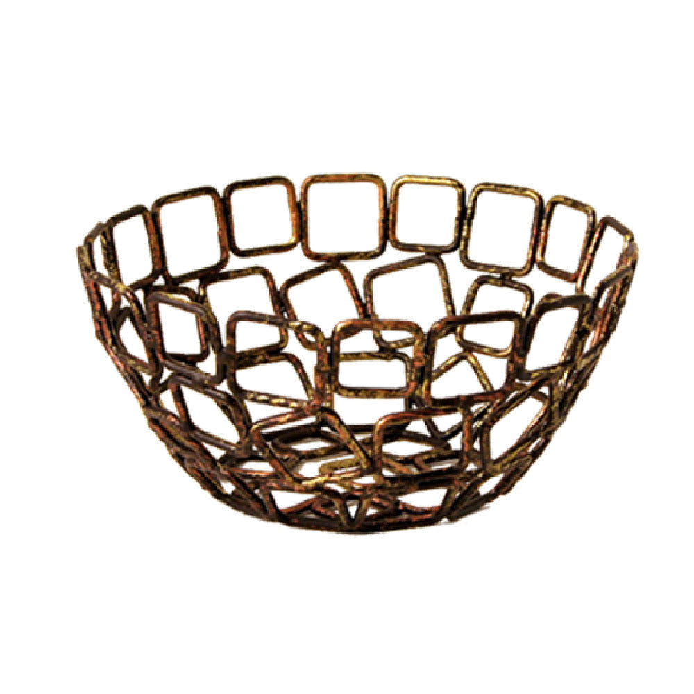 FOH BBK012GOI23 Wireware™ Coppered Link Bowl 5-1/2" Dia. X 2-1/2" Round