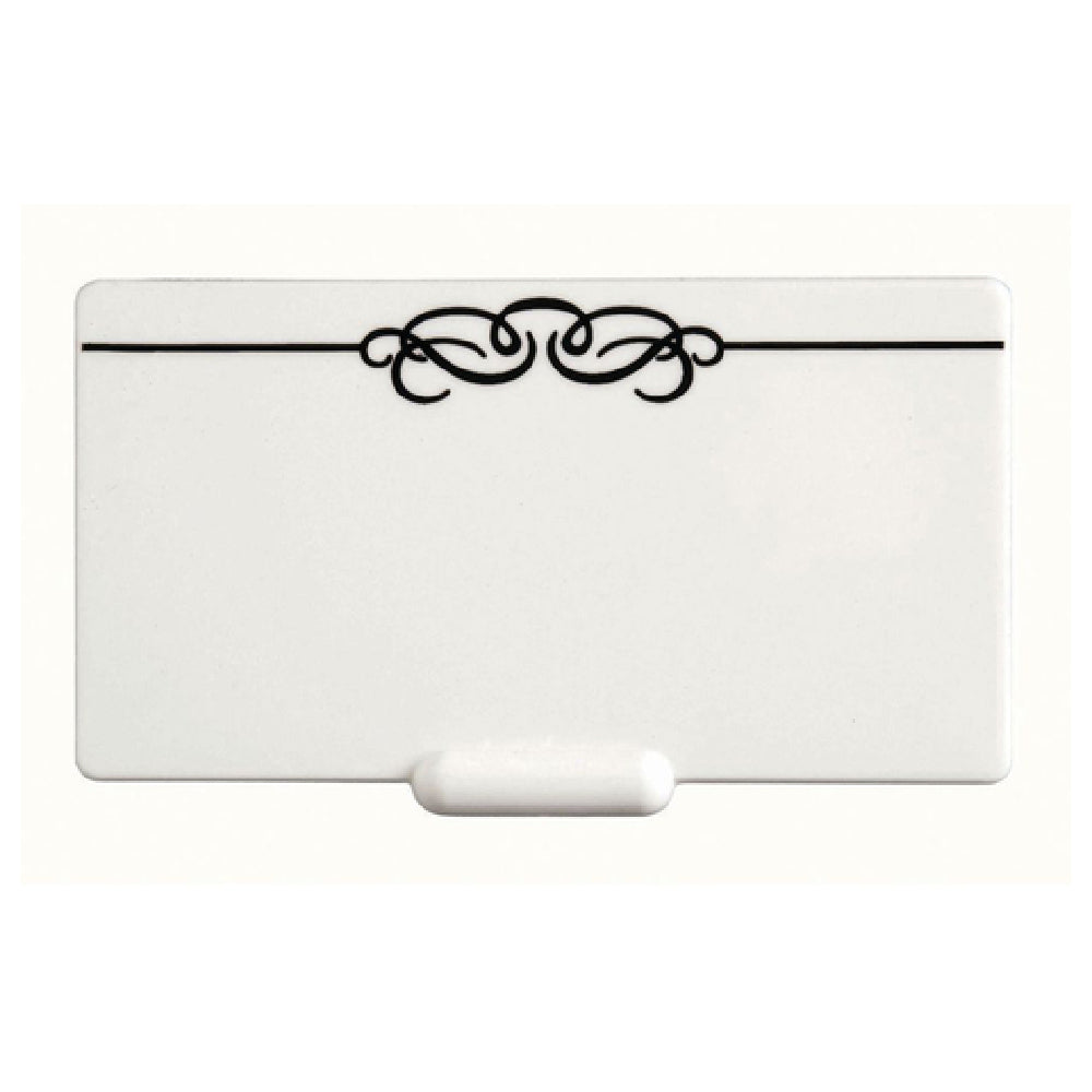 Hubert 45256 - Tag, 3-1/2" X 2"H, Rectangular