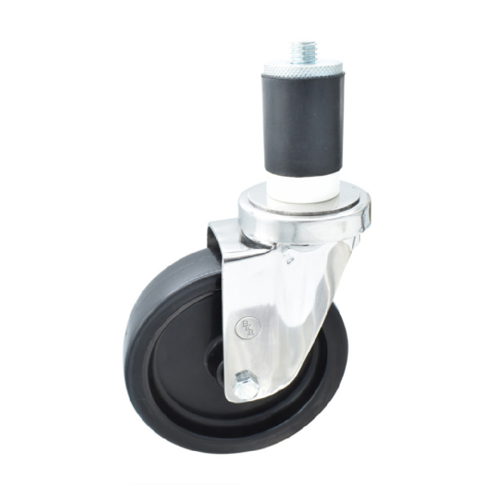 BK Resources 5SS-3RA-LDP - Swivel Caster, 1-1/2" Expanding Stem, 5" Polyolefin Wheel