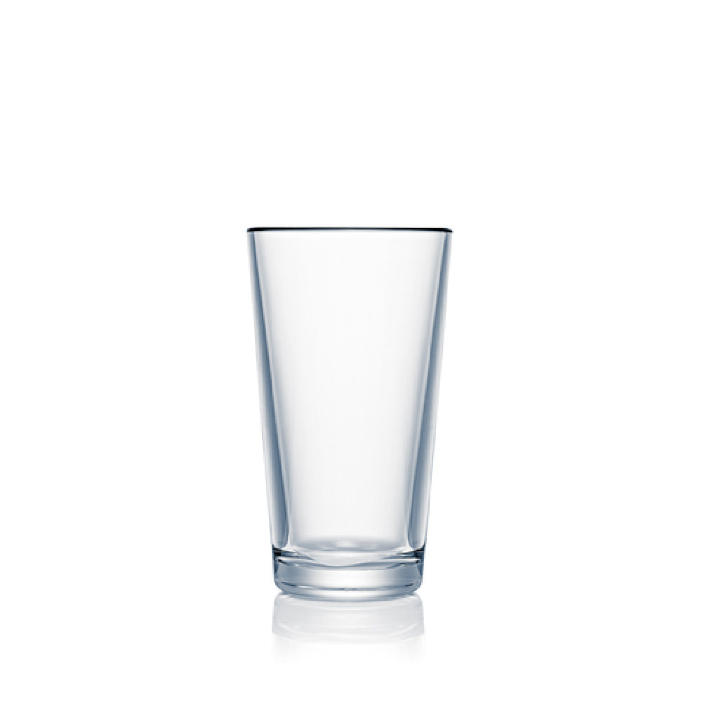 Steelite N403803 Strahl® Design Mixing/Pint Glass 16 Oz. (H 6-1/4" M 3-1/2" T 3-1/2" B 2-1/2") Shatter Proof