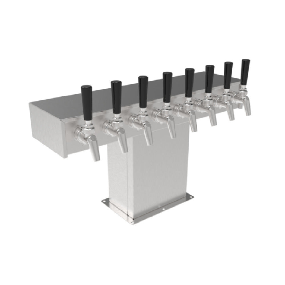 Perlick 3780S8B Wide Base Tee Tower Stainless Steel Air-cooled