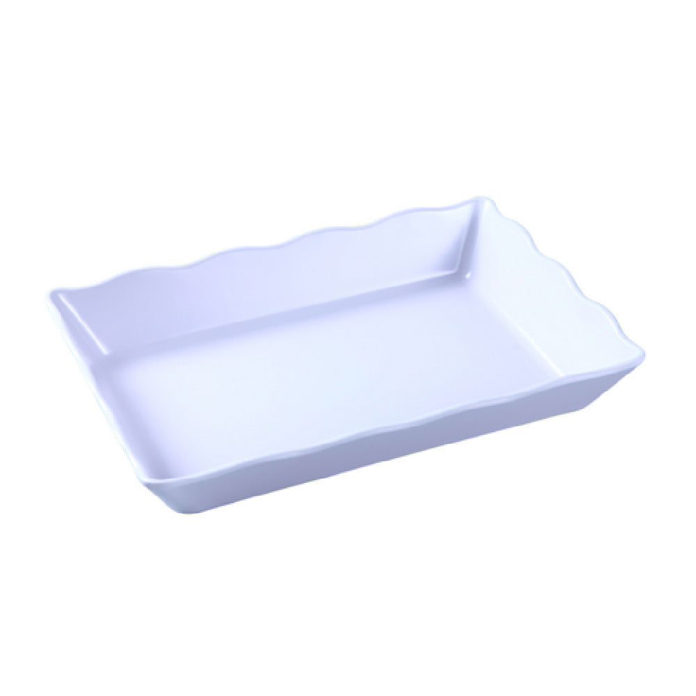 Yanco DC-6114W Serving Tray 14" X 9-1/2" X 2" Rectangular