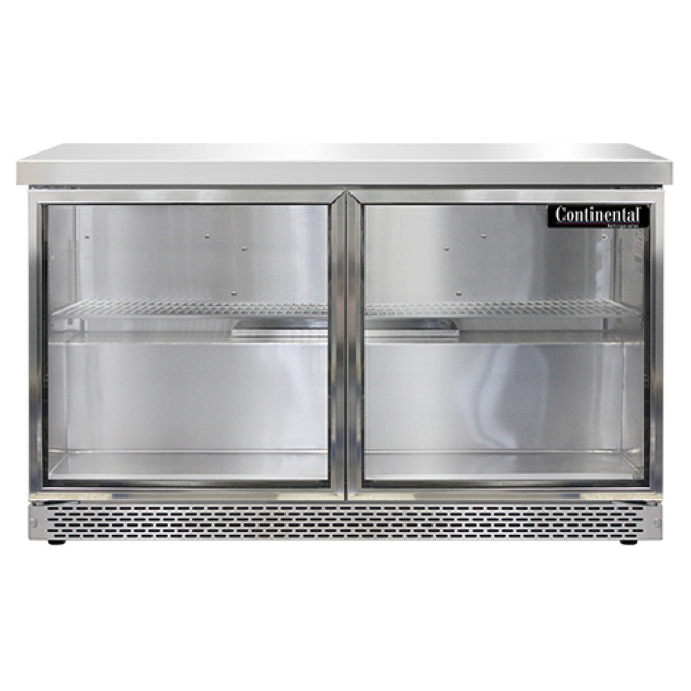 Continental Refrigerator SW48NGD-FB Work Top Display Refrigerator Front Breather