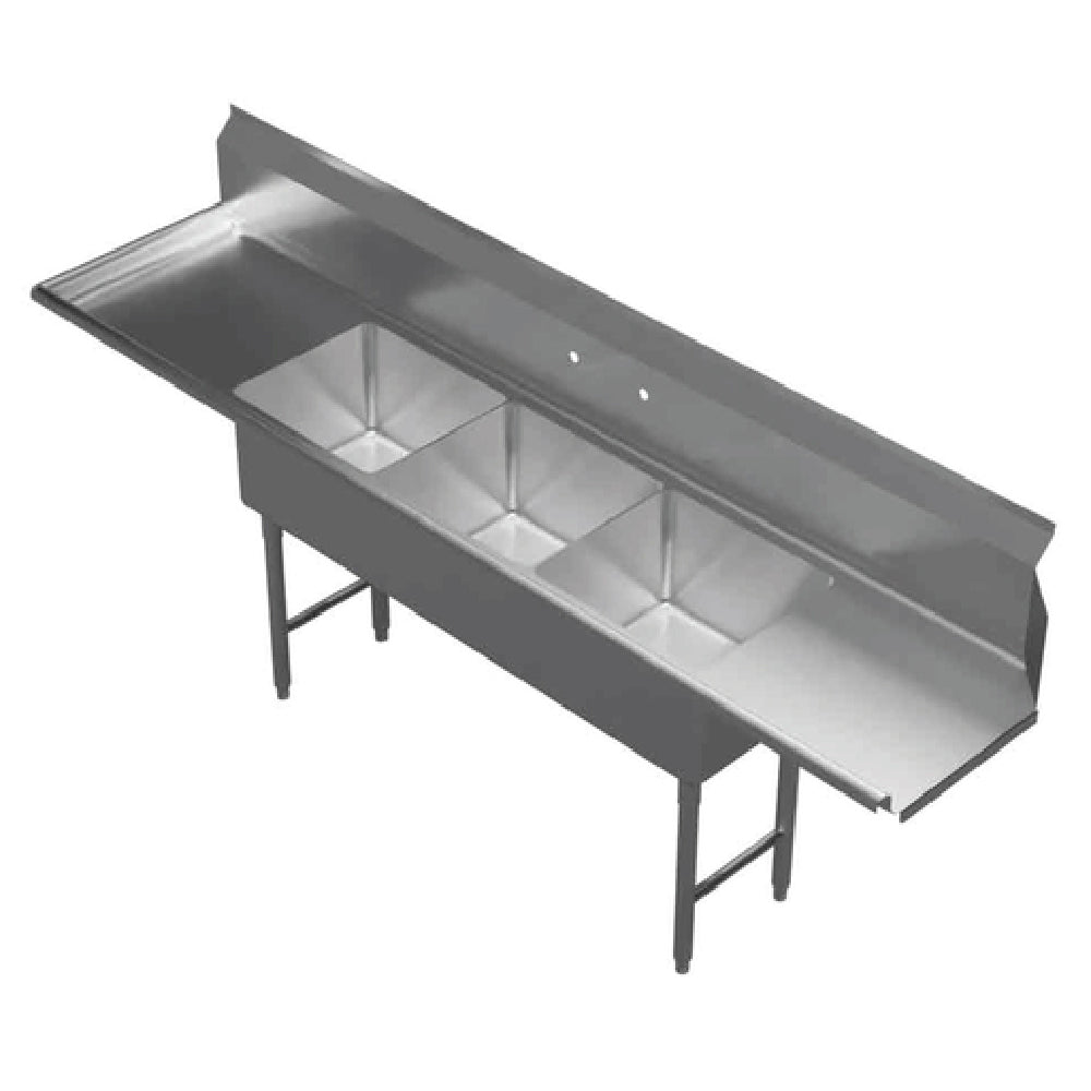 GSW USA DT18243D-L Soiled Dishtable Straight Design Left-to-right Operation