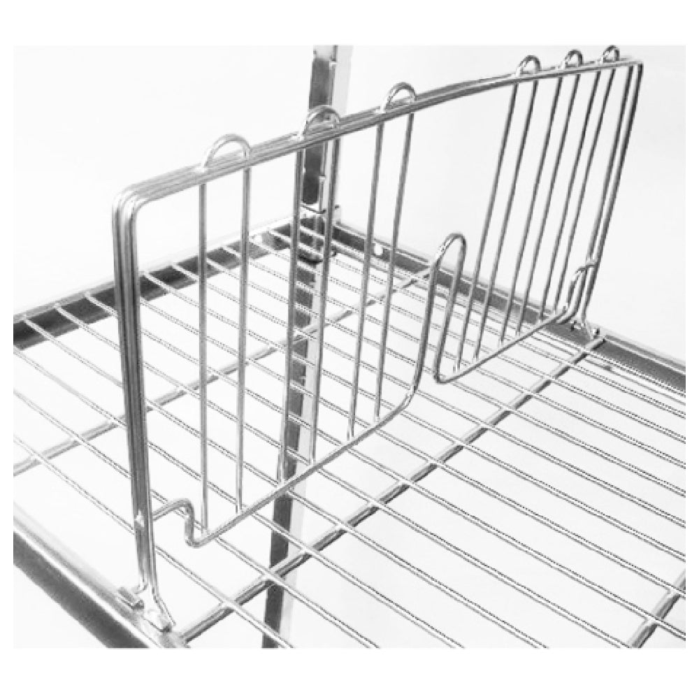 SPG SDU14E - ISS Shelf Divider, 14"W X 8"H, Grey Bond® Finish