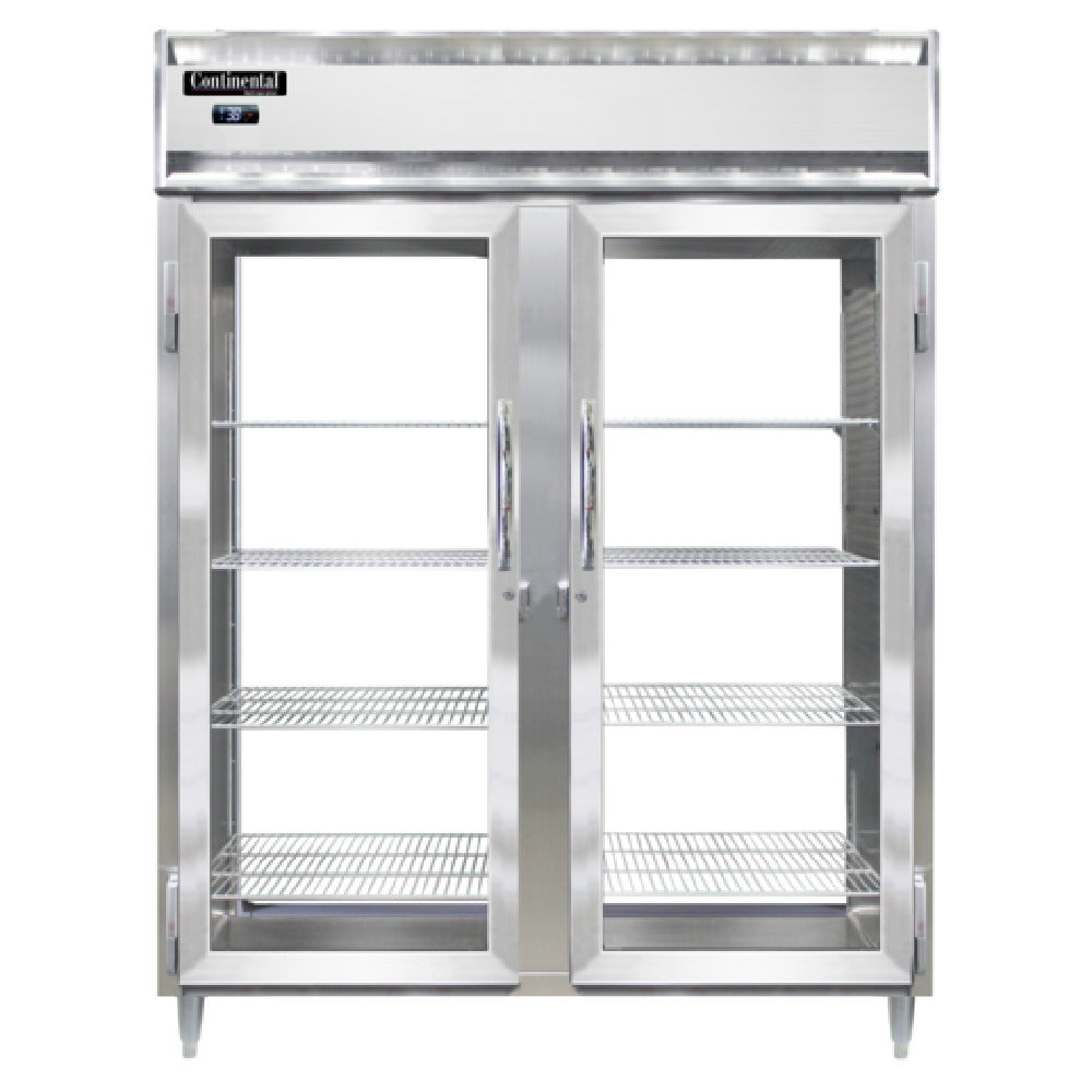 Continental Refrigerator D2RENSSPT-GD-GD Designer Line Wide Refrigerator 52 Cu. Ft. Capacity