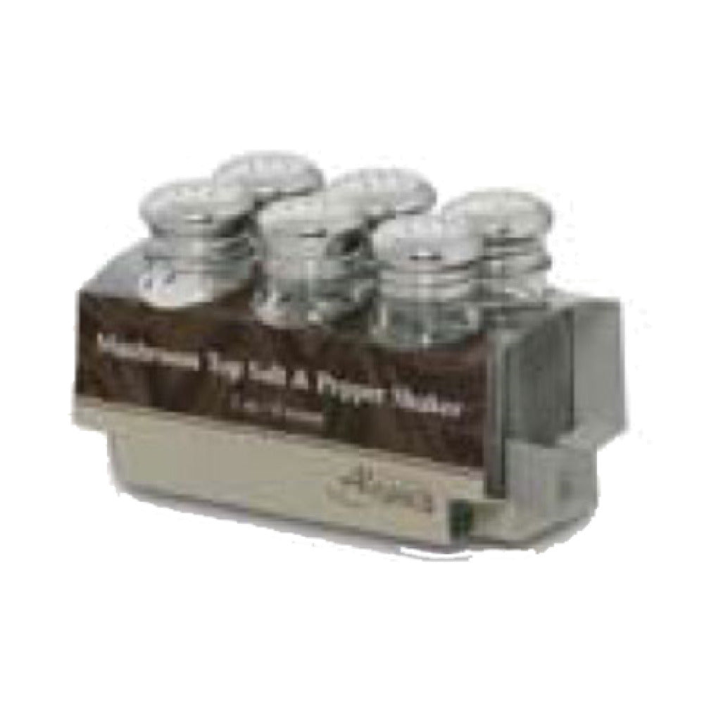 Alegacy Foodservice Products AL6154SP Cash & Carry Salt & Pepper Shaker 2 Oz. Paneled Glass Jar