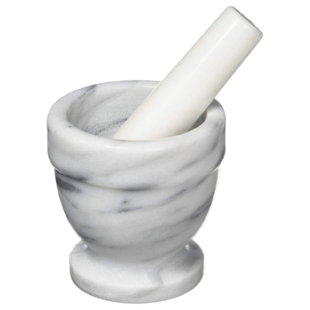 JB Prince UA297 - Mortar And Pestle, .75 Cup, Marble