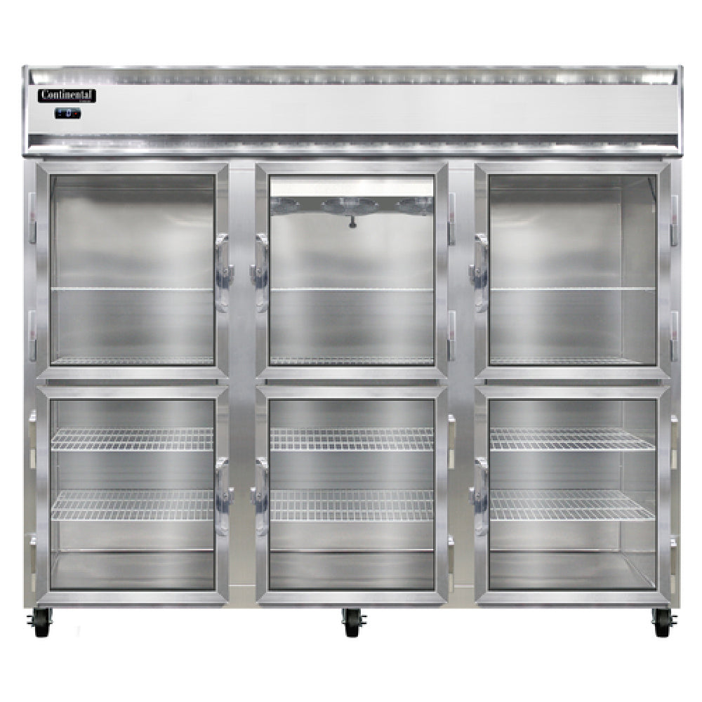 Continental Refrigerator 3FENGDHD Extra-Wide Freezer Reach-in 85-1/2" Three-section