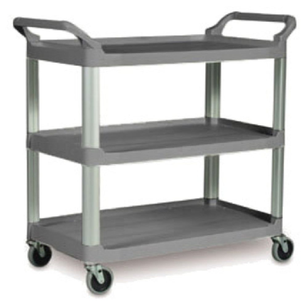 Rubbermaid FG409100GRAY - Xtra™ Utility Cart, 40-5/8"L X 20"W X 37-13/16"H, (3) Shelves