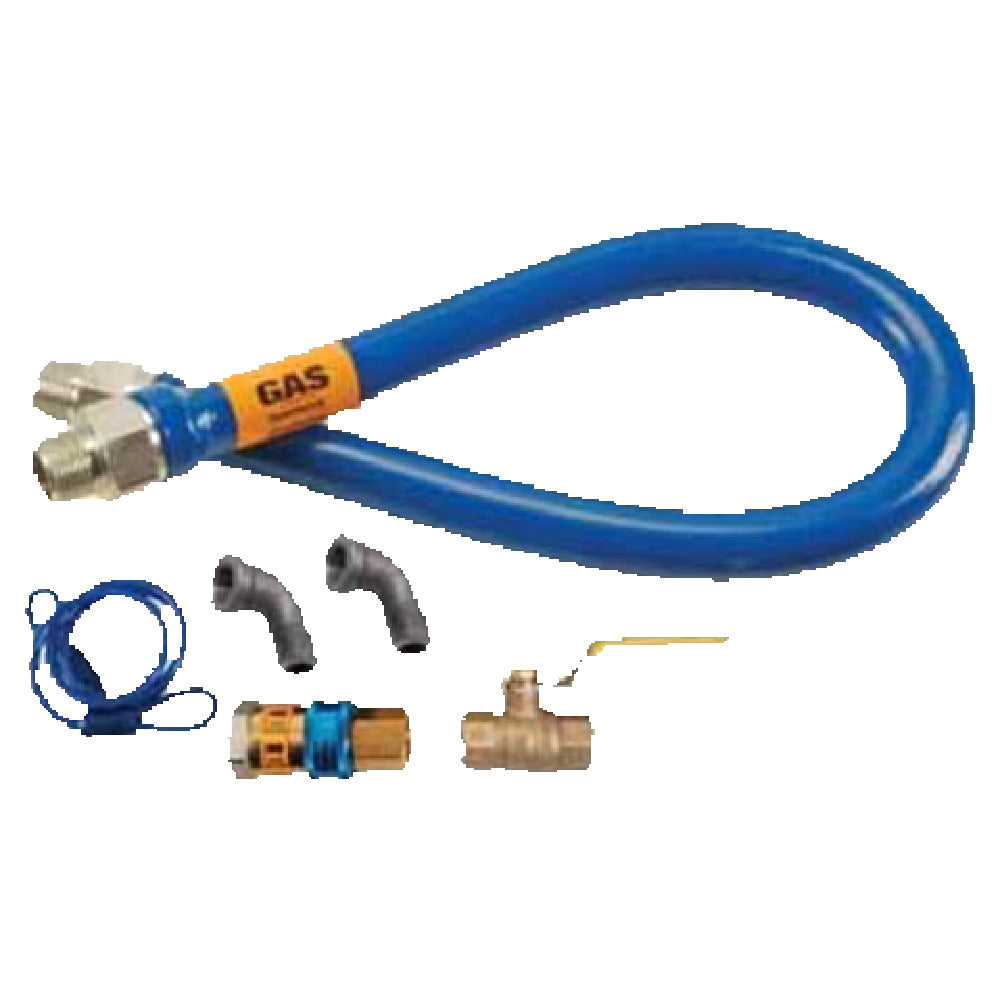 Franklin Machine Products 157-1145 Dormont® Gas Connector Kit 36"L X 3/4" NPT Includes Ball Valve