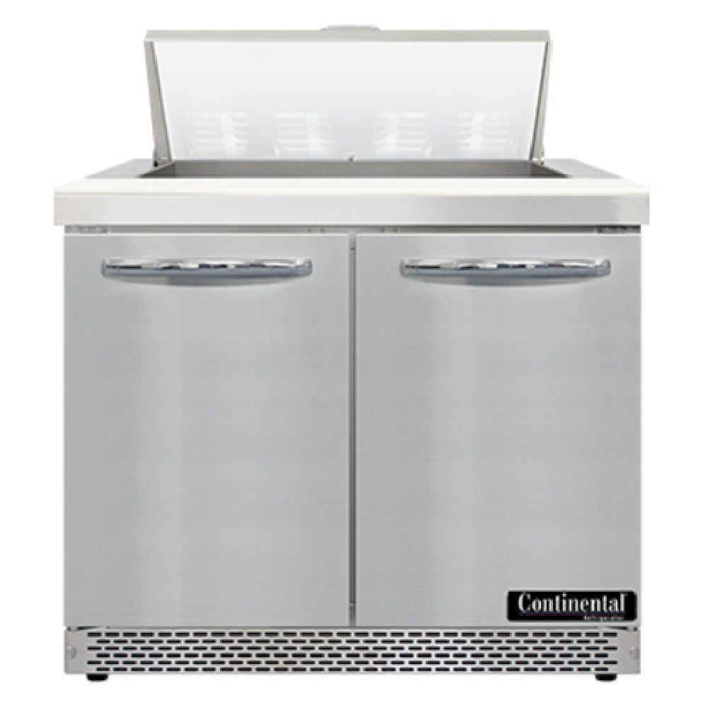 Continental Refrigerator SW36N8-FB Sandwich Unit Front Breather 36"W