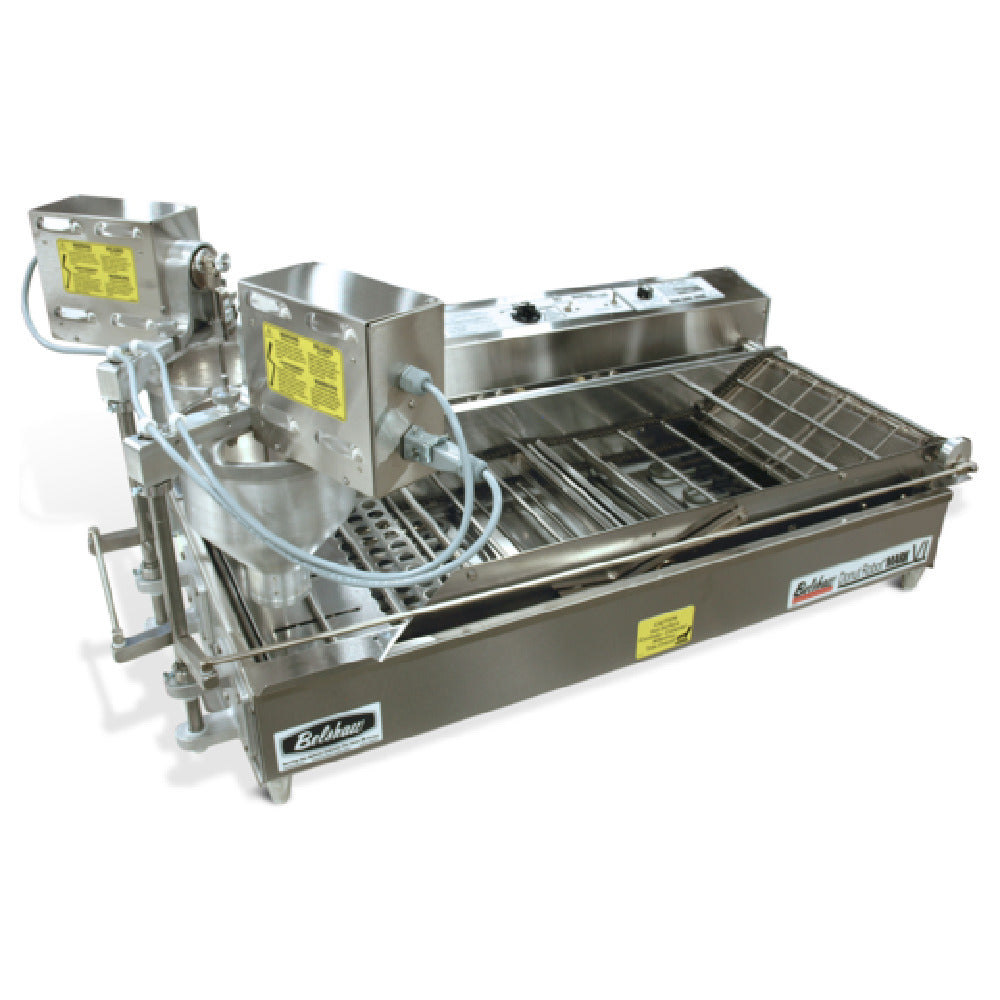 Belshaw MKVI-1300-1-9/16 Dual Automatic Depositor For New Mark VI Fryers 1-9/16" Plain Plungers For Donuts Up To 3-1/4". Cake Donut Production With Dual Automatic Depositor. Dual Automatic Depositor