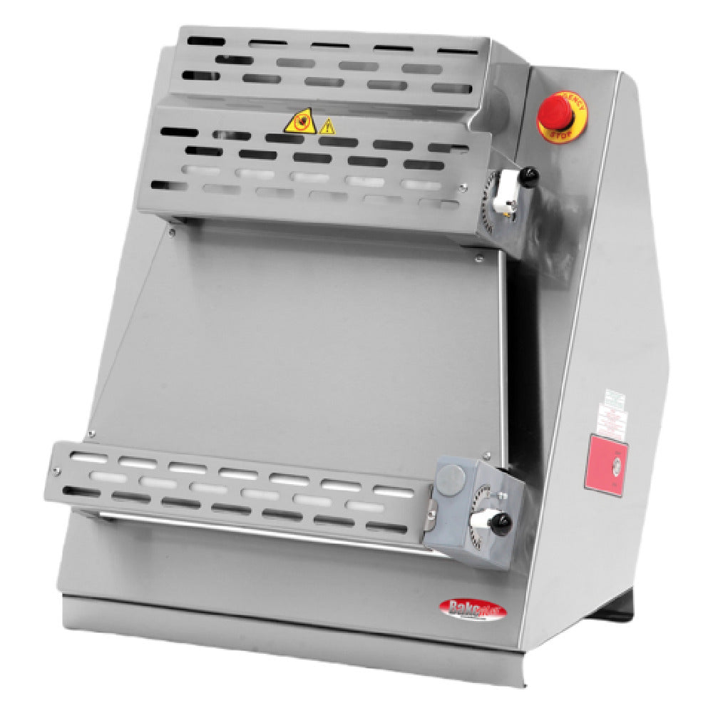 BakeMax BMHA02Y Two Pass Dough Sheeter Countertop 17.3"W X 17.8"D X 31.8"H