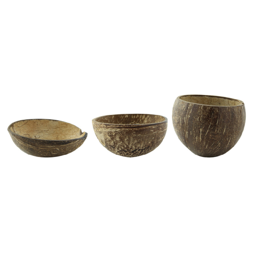 PacknWood 210BCOCO200 - Coconut Bowl, 6.8 - 8.5 Oz., Round
