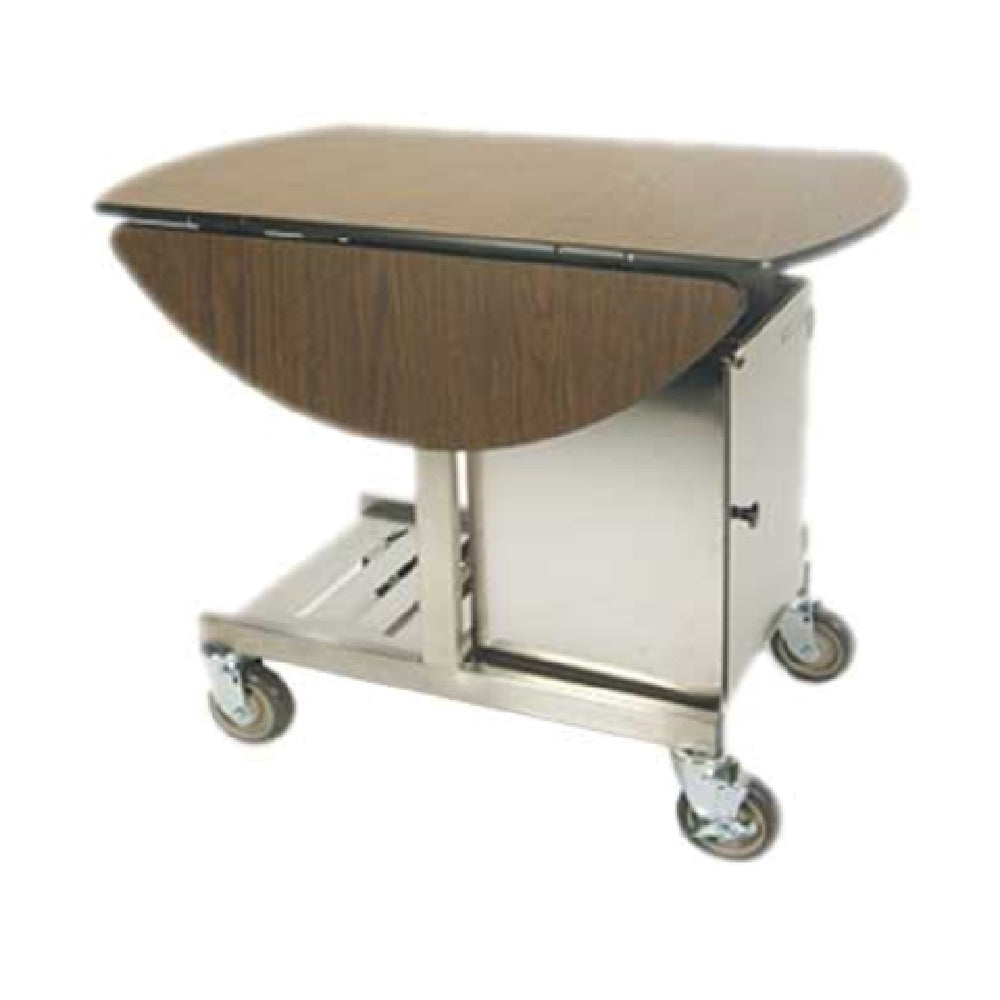 Geneva 74420S Classic Series Room Service Table Oval Bi-fold