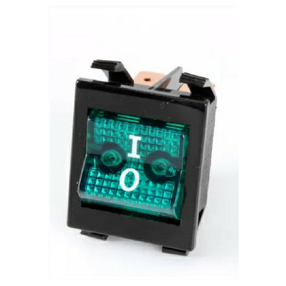 Hatco 02-19-076-00 Switch Rocker 250v Green Dpst
