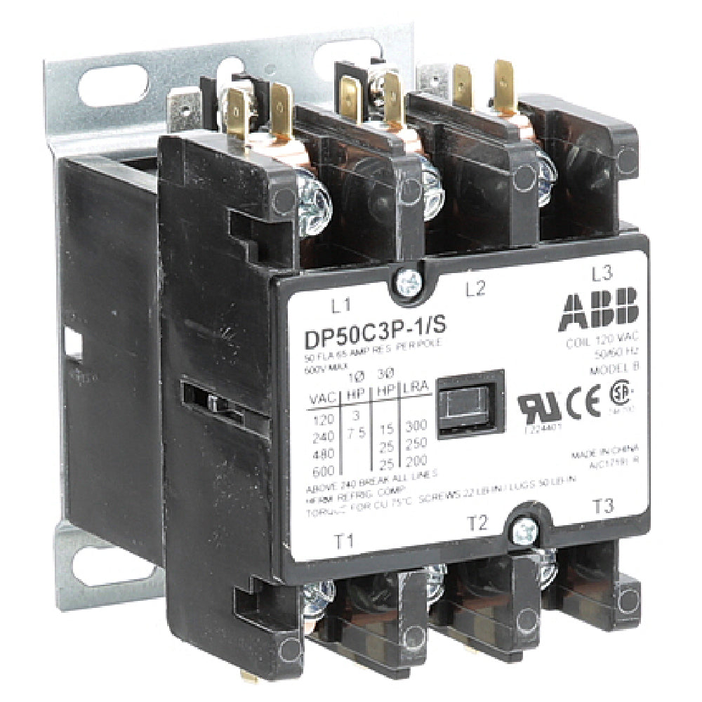 Jackson 5945-002-24-70 Contactor 3 Pole 120v 50a