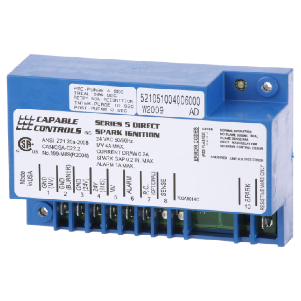 Ultrafryer 18A379 Module Spark Ignition W/ Pre Purge No Reignite