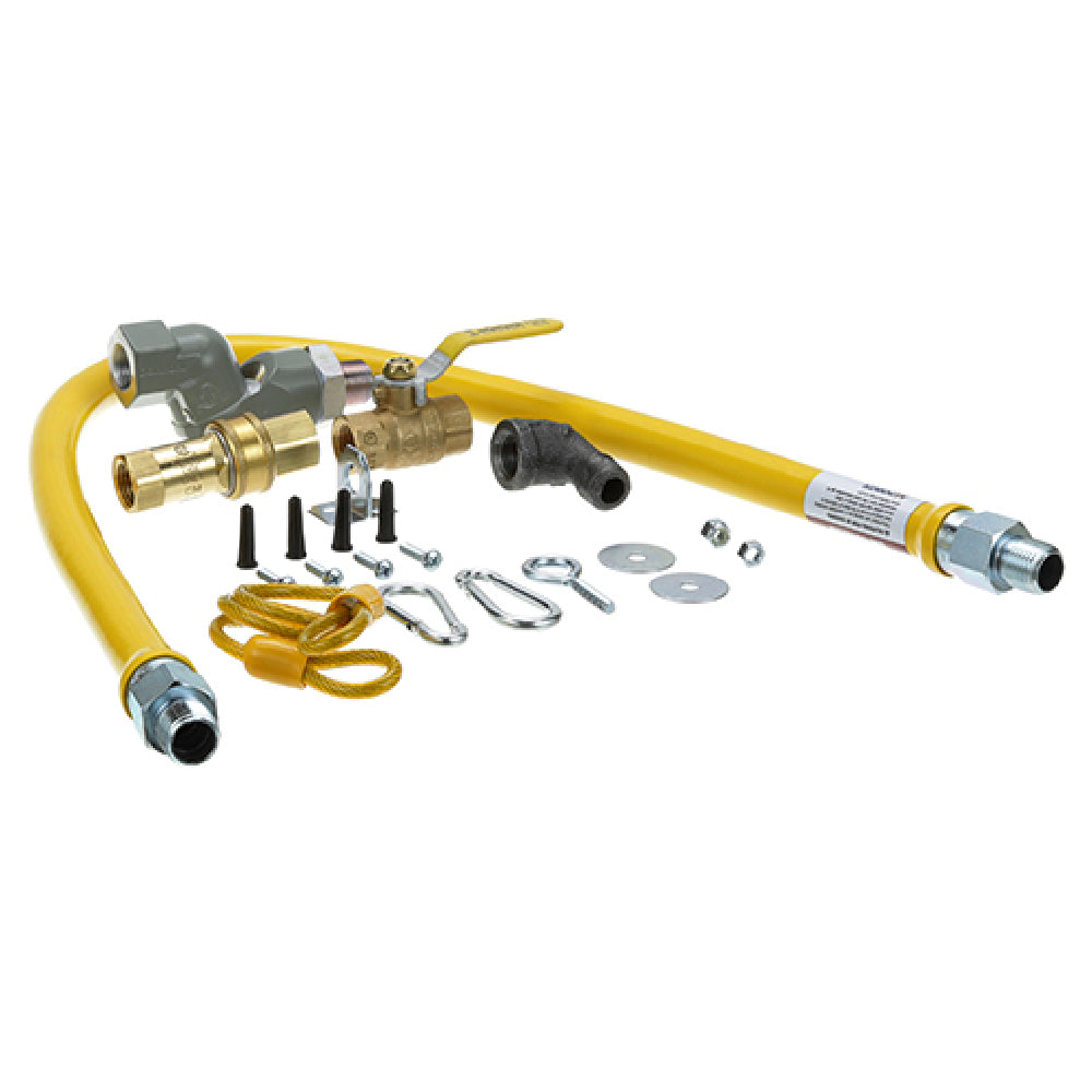 Private Label MVR8016560 Mavrik Gas Hose Kit 1/2" X 36" W/ Swivel