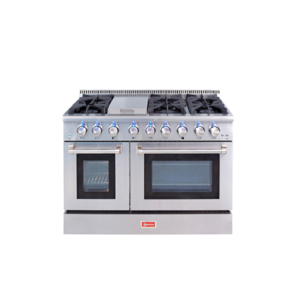 Omcan 48596 (CE-CN-4808U) Commercial Range Natural Gas 48" W