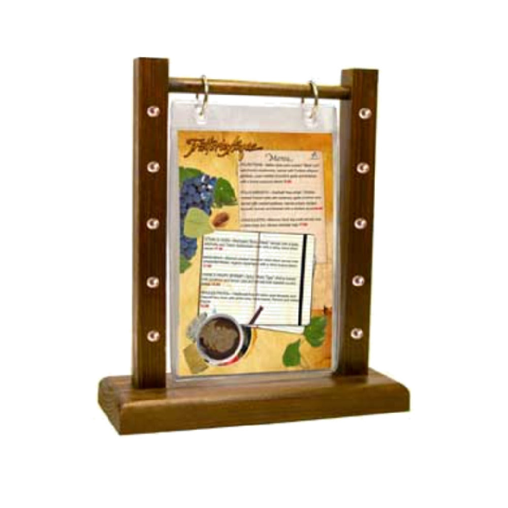 Menu Solutions WFT67A Page Protector 4" X 6" Clear Protector With Two Holes At Top For Rings