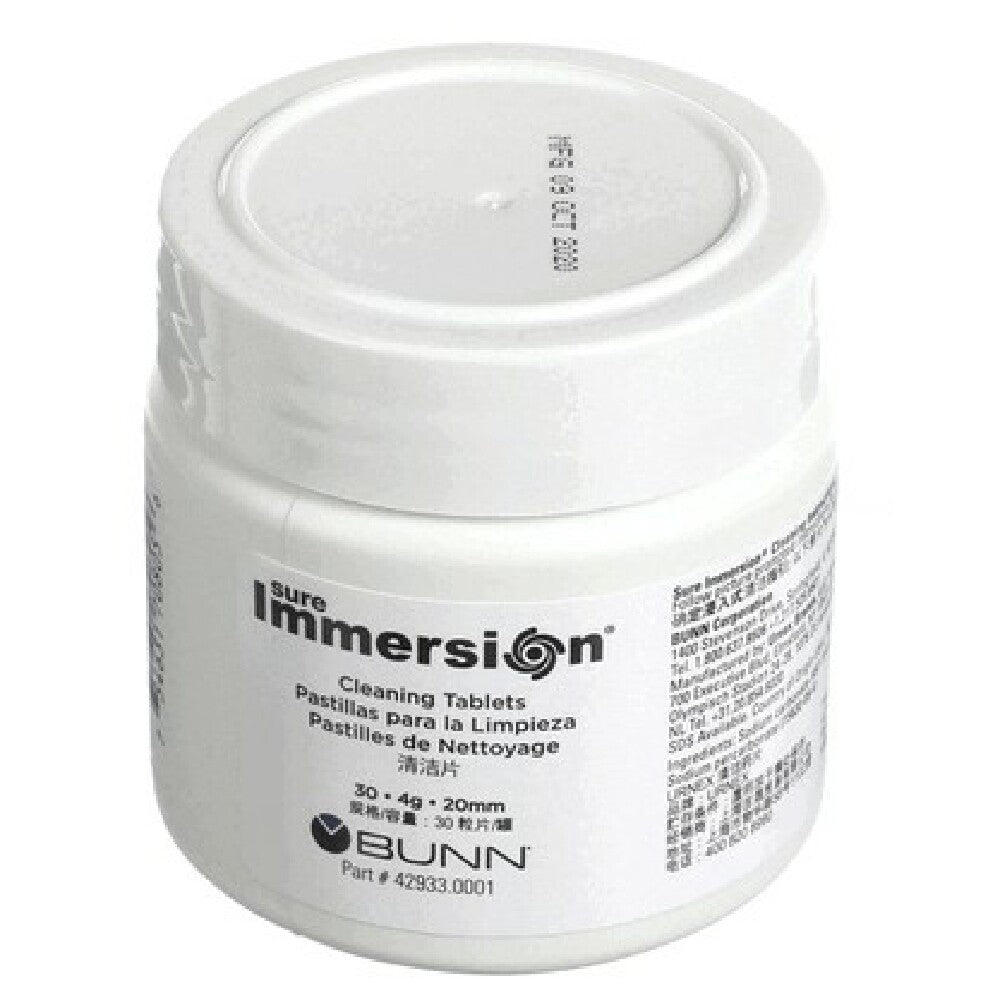 Bunn 42933.0001 Tablet Cleaning 1 Jar Sure Immersion